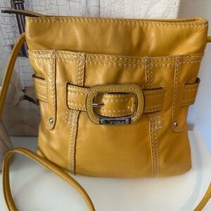 Tignanello Mustard Crossbody Bag
